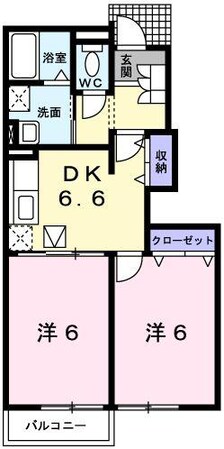 フレッサ　プラードの物件間取画像